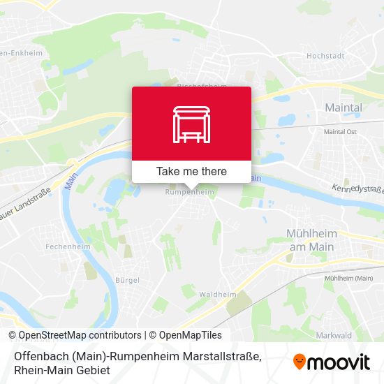 Offenbach (Main)-Rumpenheim Marstallstraße map