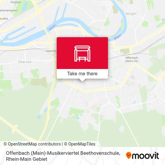 Offenbach (Main)-Musikerviertel Beethovenschule map