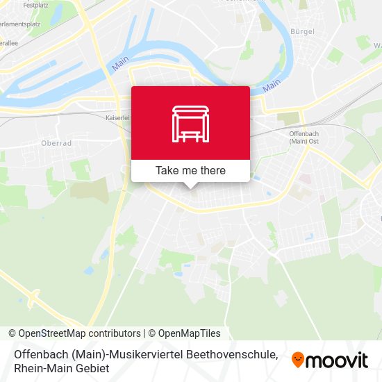 Offenbach (Main)-Musikerviertel Beethovenschule map