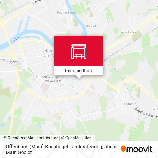 Offenbach (Main)-Buchhügel Landgrafenring map