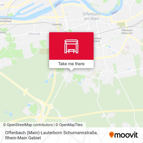 Offenbach (Main)-Lauterborn Schumannstraße map