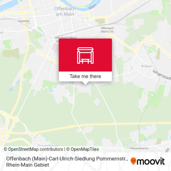 Offenbach (Main)-Carl-Ulrich-Siedlung Pommernstr. map