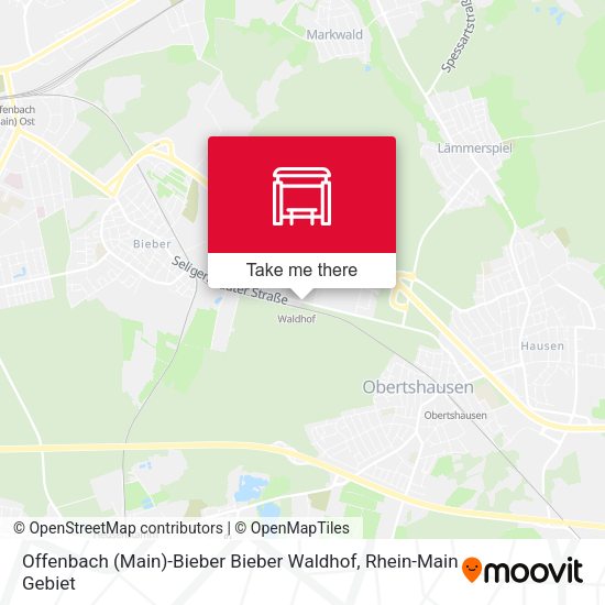 Offenbach (Main)-Bieber Bieber Waldhof map