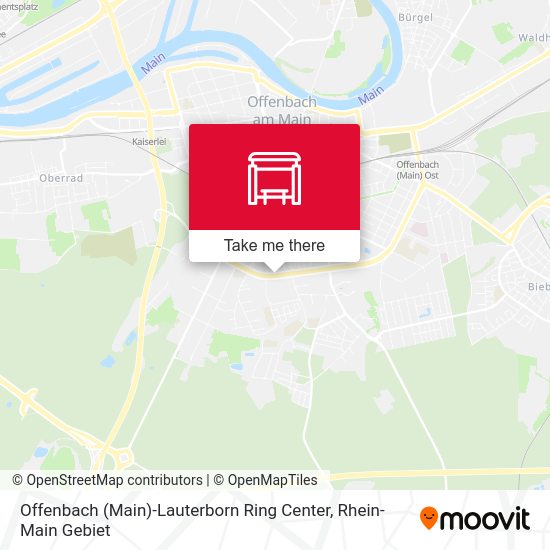 Offenbach (Main)-Lauterborn Ring Center map