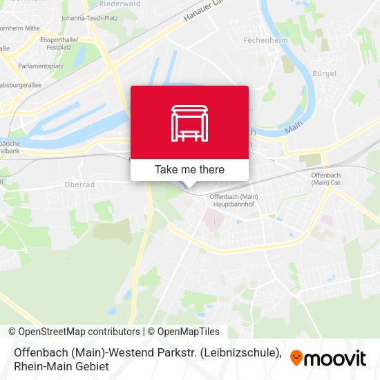 Offenbach (Main)-Westend Parkstr. (Leibnizschule) map
