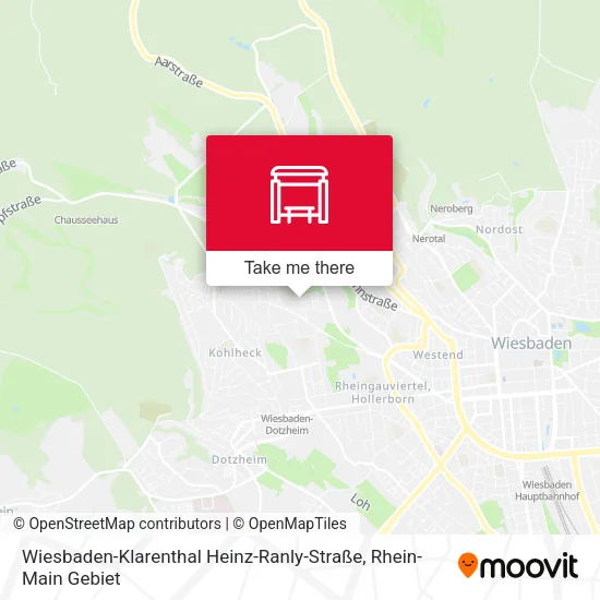 Карта Wiesbaden-Klarenthal Heinz-Ranly-Straße