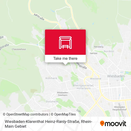 Карта Wiesbaden-Klarenthal Heinz-Ranly-Straße