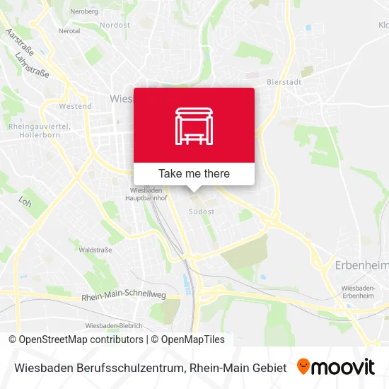 Карта Wiesbaden Berufsschulzentrum