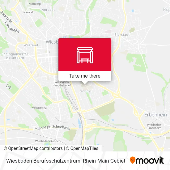 Карта Wiesbaden Berufsschulzentrum