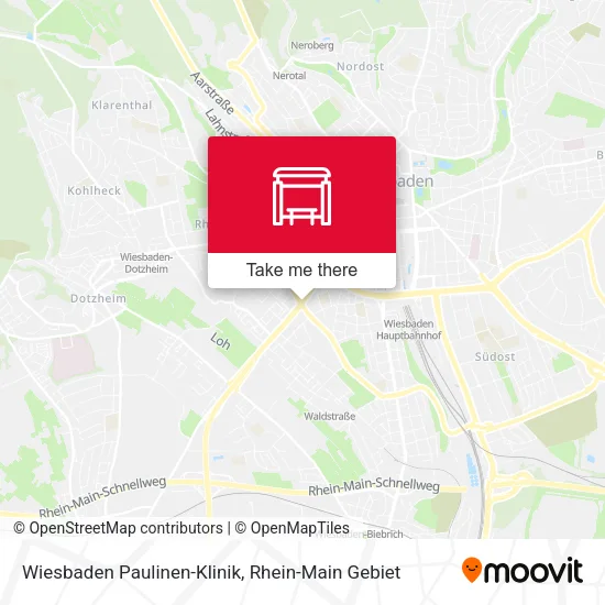 Карта Wiesbaden Paulinen-Klinik
