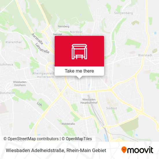 Карта Wiesbaden Adelheidstraße
