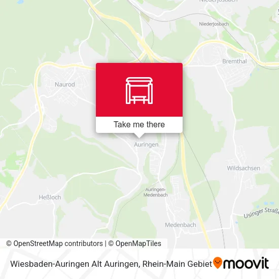 Карта Wiesbaden-Auringen Alt Auringen