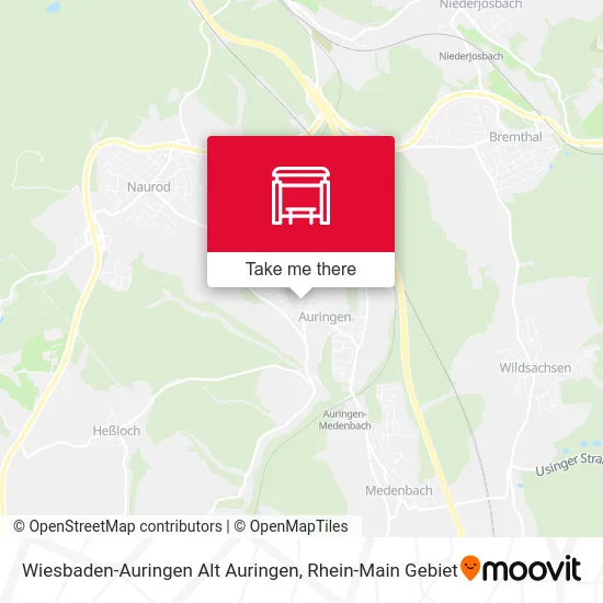 Карта Wiesbaden-Auringen Alt Auringen