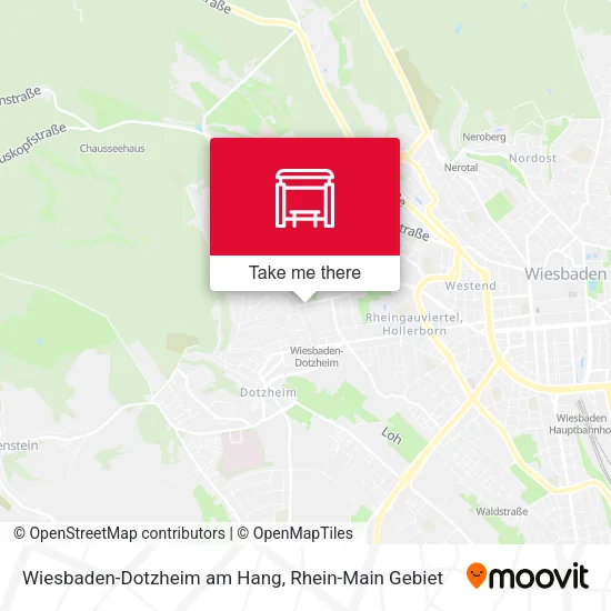 Карта Wiesbaden-Dotzheim am Hang