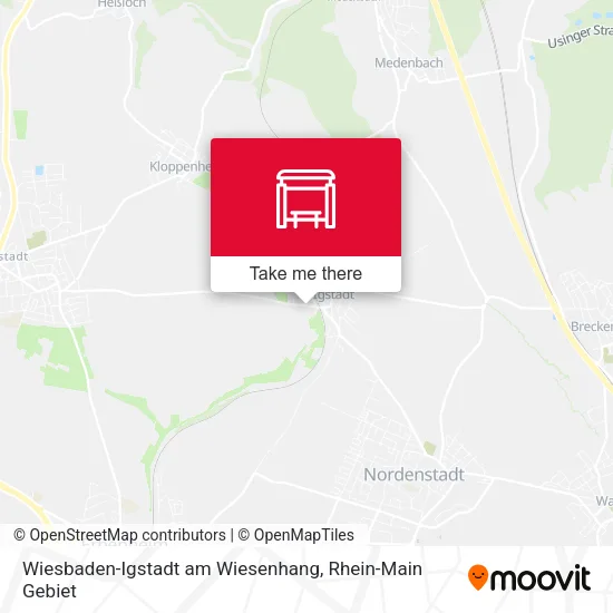 Карта Wiesbaden-Igstadt am Wiesenhang
