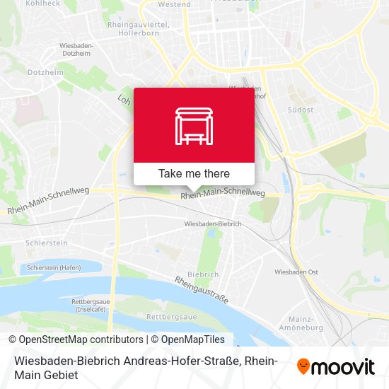 Wiesbaden-Biebrich Andreas-Hofer-Straße map