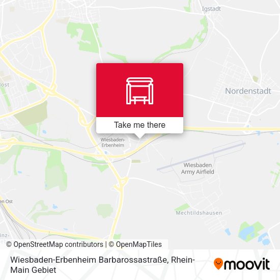 Wiesbaden-Erbenheim Barbarossastraße map