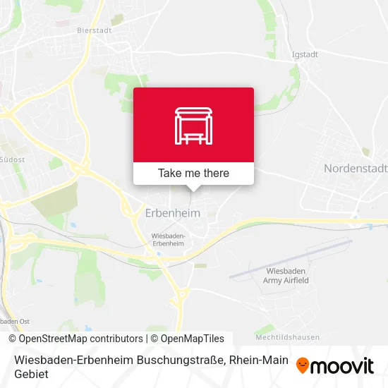 Карта Wiesbaden-Erbenheim Buschungstraße