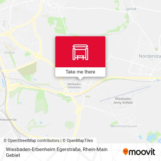 Карта Wiesbaden-Erbenheim Egerstraße
