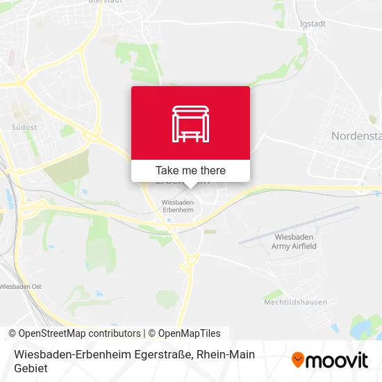 Карта Wiesbaden-Erbenheim Egerstraße