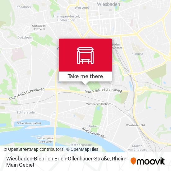 Wiesbaden-Biebrich Erich-Ollenhauer-Straße map