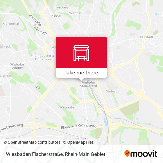 Карта Wiesbaden Fischerstraße