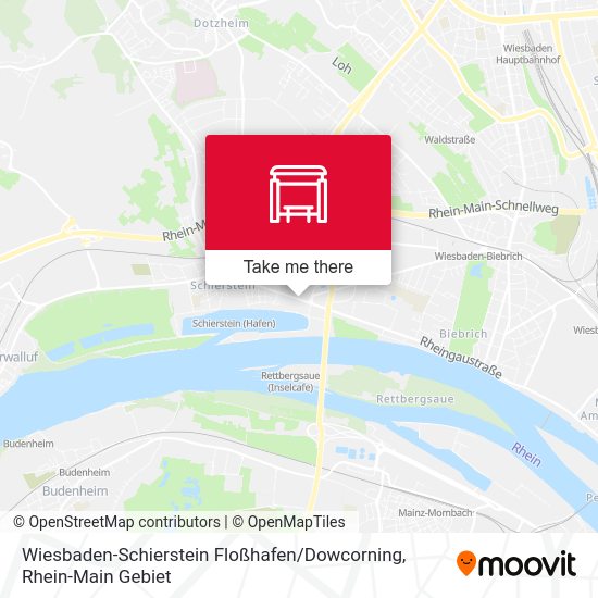Wiesbaden-Schierstein Floßhafen / Dowcorning map