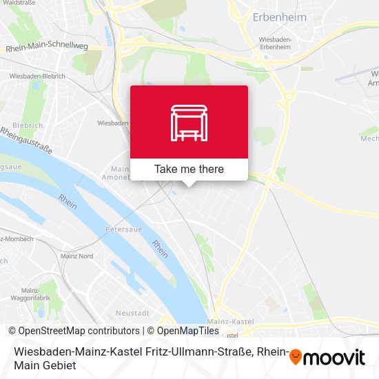 Wiesbaden-Mainz-Kastel Fritz-Ullmann-Straße map