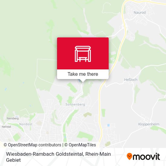 Карта Wiesbaden-Rambach Goldsteintal