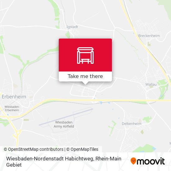 Карта Wiesbaden-Nordenstadt Habichtweg