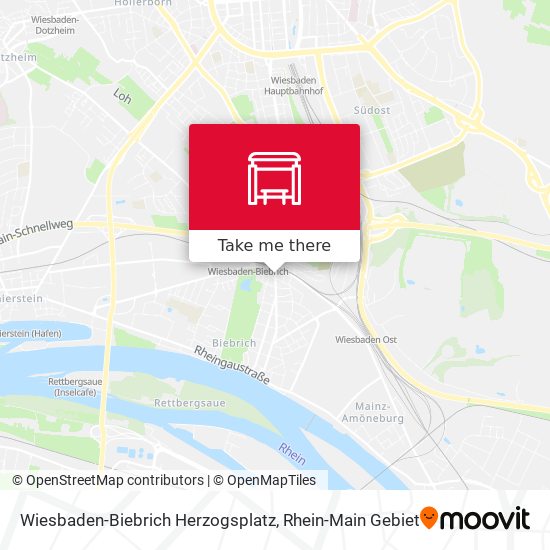 Wiesbaden-Biebrich Herzogsplatz map