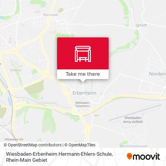 Карта Wiesbaden-Erbenheim Hermann-Ehlers-Schule
