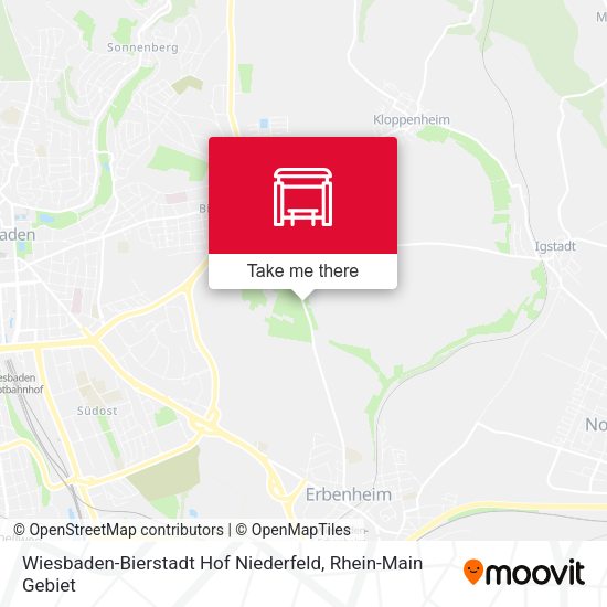 Wiesbaden-Bierstadt Hof Niederfeld map