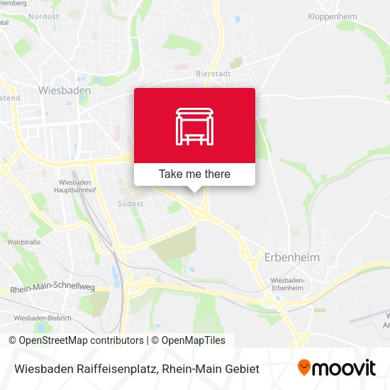 Wiesbaden Raiffeisenplatz map