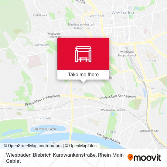 Wiesbaden-Biebrich Karawankenstraße map