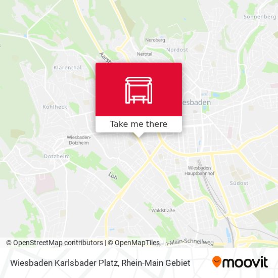 Wiesbaden Karlsbader Platz map