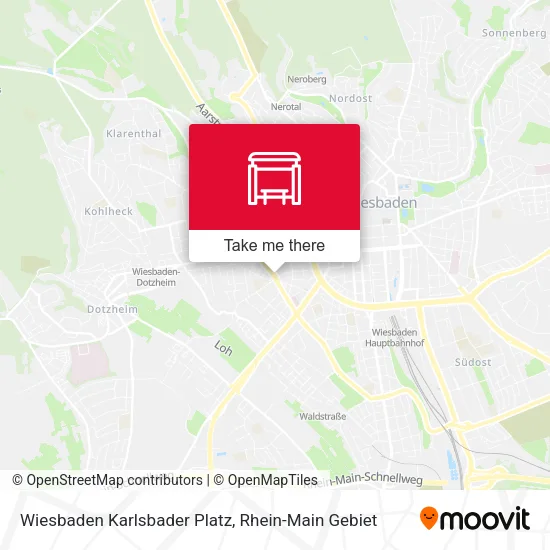 Карта Wiesbaden Karlsbader Platz