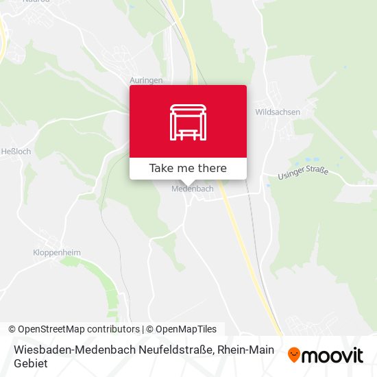 Wiesbaden-Medenbach Neufeldstraße map