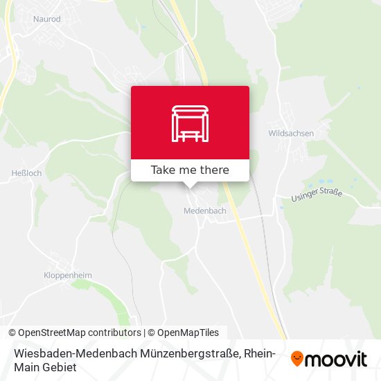 Wiesbaden-Medenbach Münzenbergstraße map