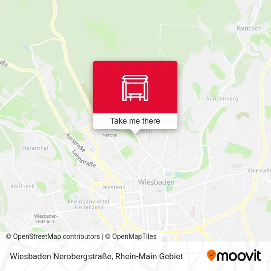 Карта Wiesbaden Nerobergstraße