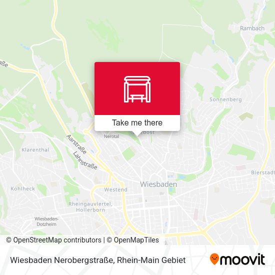 Wiesbaden Nerobergstraße map