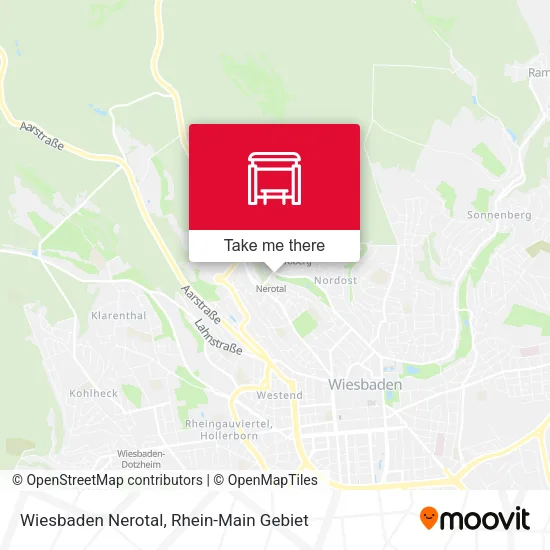 Карта Wiesbaden Nerotal
