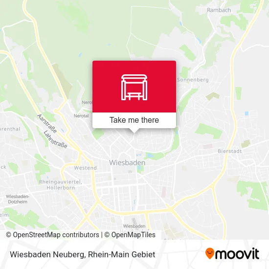 Карта Wiesbaden Neuberg