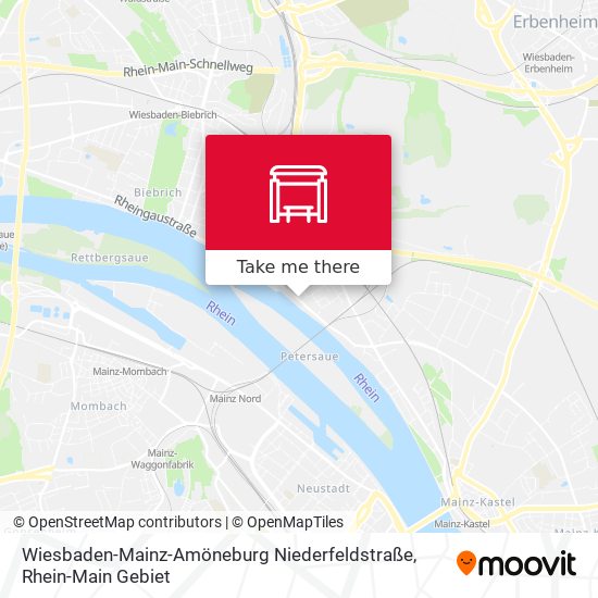 Wiesbaden-Mainz-Amöneburg Niederfeldstraße map