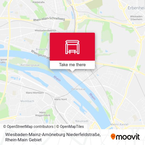 Wiesbaden-Mainz-Amöneburg Niederfeldstraße map