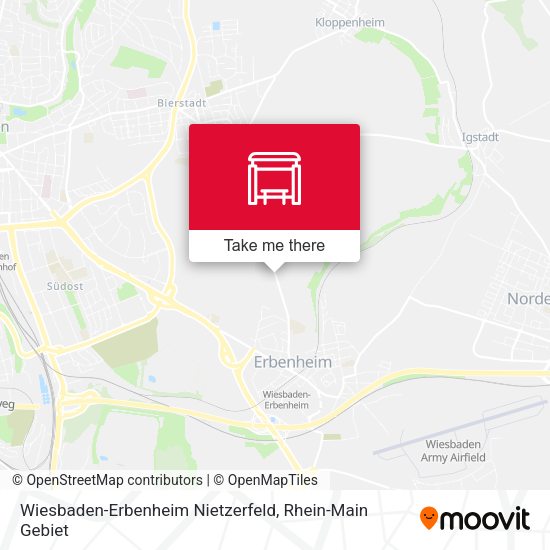 Wiesbaden-Erbenheim Nietzerfeld map