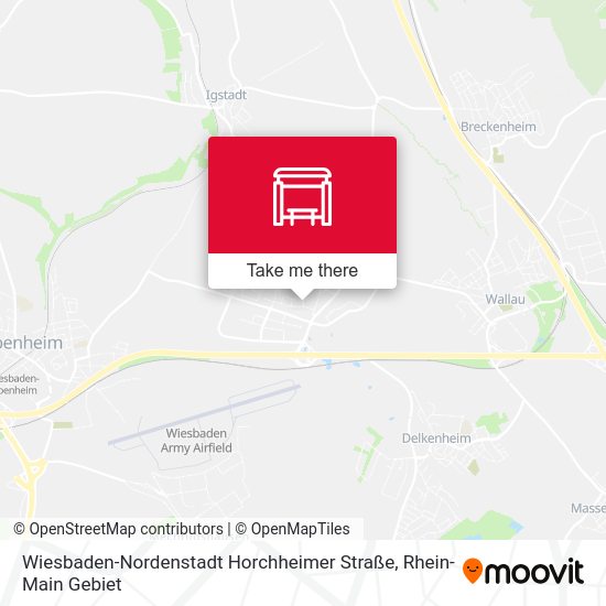 Wiesbaden-Nordenstadt Horchheimer Straße map