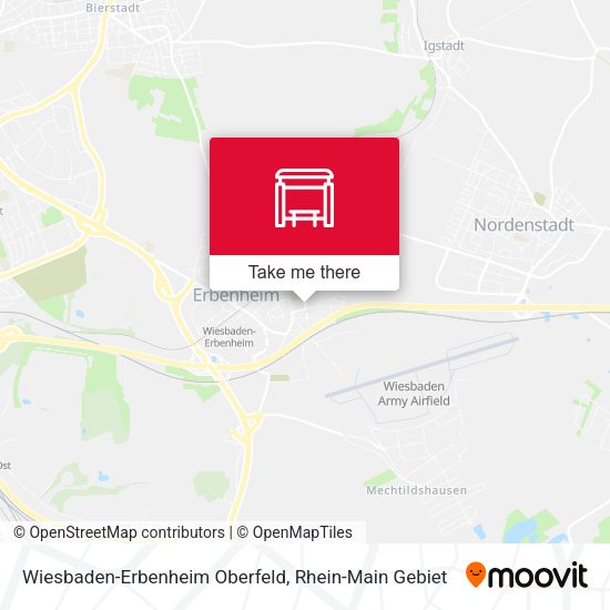 Wiesbaden-Erbenheim Oberfeld map