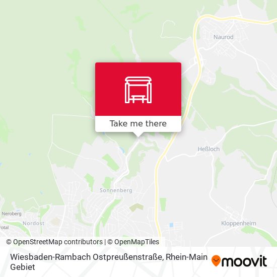 Wiesbaden-Rambach Ostpreußenstraße map