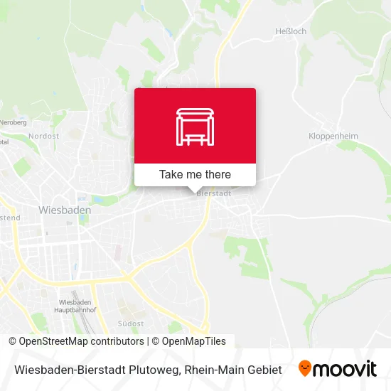 Карта Wiesbaden-Bierstadt Plutoweg